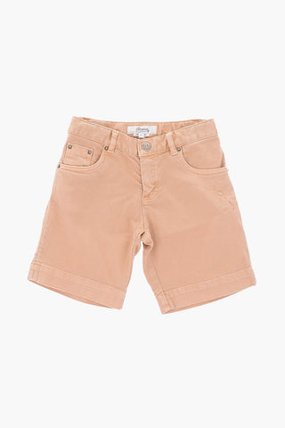 shorts in denim stretch
