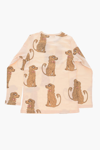 t-shirt a manica lunga con stampa