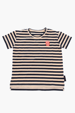 striped crew-neck t-shirt