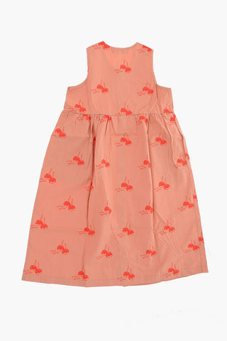 vestito senza manica stampato