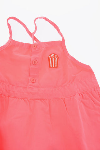 embroidered sleeveless dress