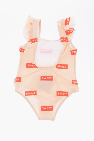 printed one piece swimsuit