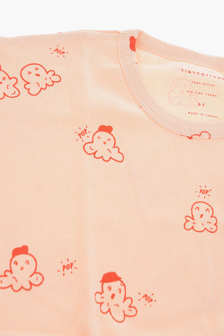 Ribbed POPCORN t-shirt