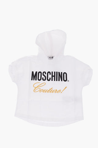 COUTURE! Hooded short sleeve sweatshirt