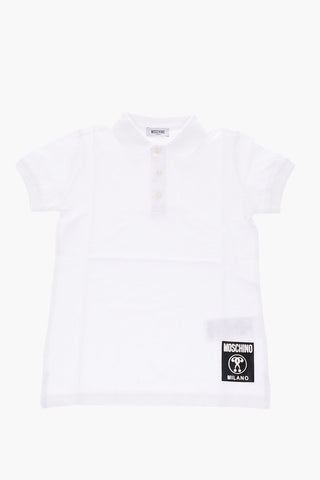 TEEN piquè cotton 3 button polo shirt