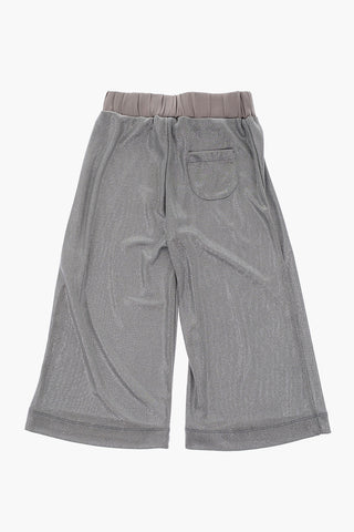 pantalone TABATA in lurex con coulisse in vita