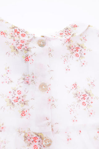 floral-print blouse