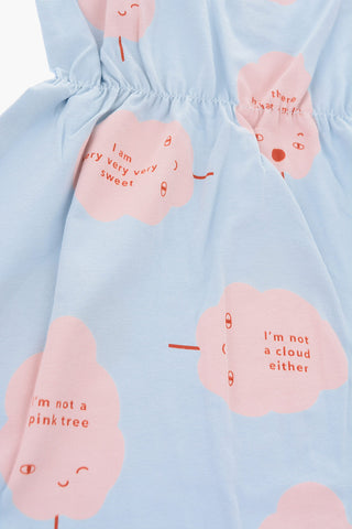printed stretch cotton CANDY FLOSS dress