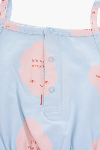 printed stretch cotton CANDY FLOSS dress
