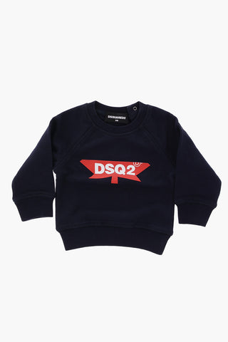 printed crew-neck sweatshirt