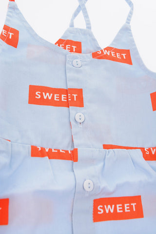 Printed sleeveless dress