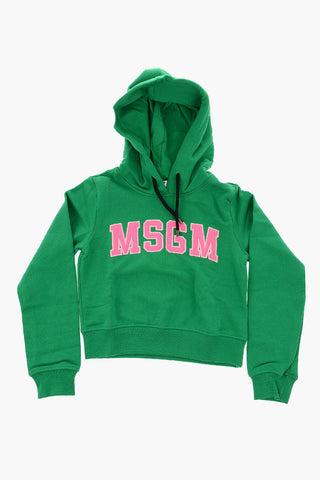 embroidered sweatshirt with hood