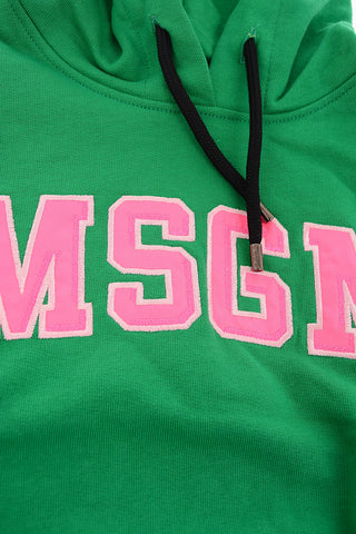 embroidered sweatshirt with hood