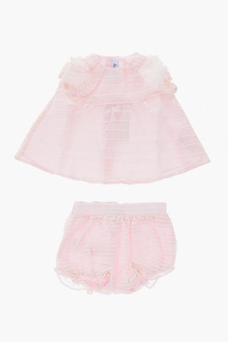 striped bloomer and blouse set