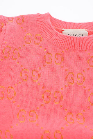 maglia girocollo con logo