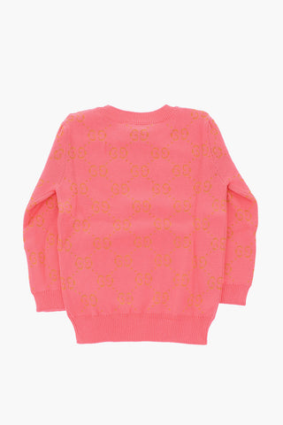 maglia girocollo con logo