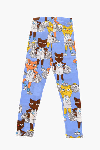 printed stretch cotton leggings