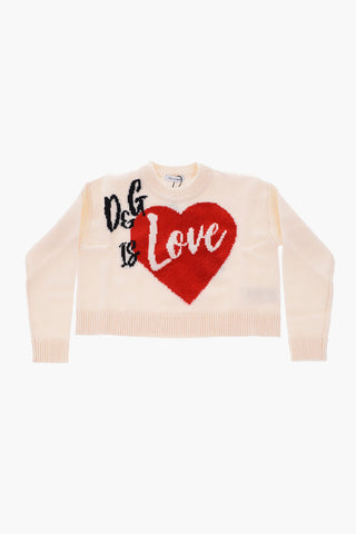 Embroidered crew-neck sweater