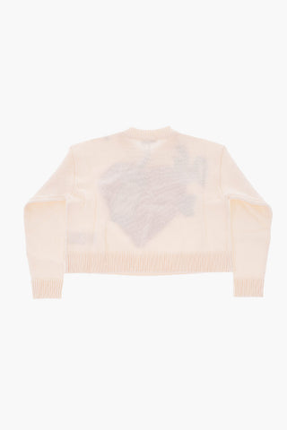 Embroidered crew-neck sweater