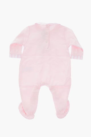 embroidered romper suit