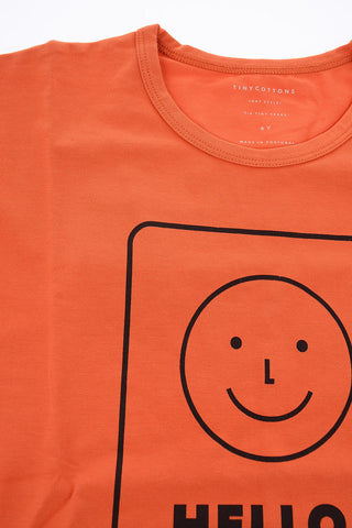 t-shirt girocollo con stampa