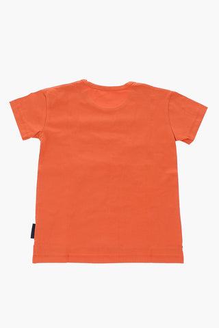 t-shirt girocollo con stampa