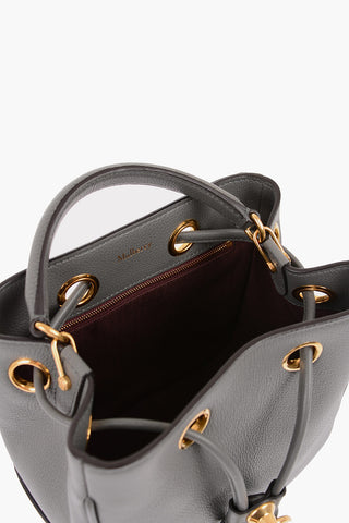 Borsa Secchiello in Pelle Martellata