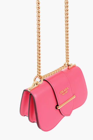 Leather Adjustable Shoulder Chain PATTINA Saddle Bag
