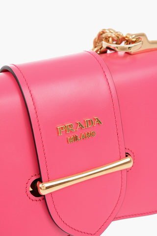 Leather Adjustable Shoulder Chain PATTINA Saddle Bag