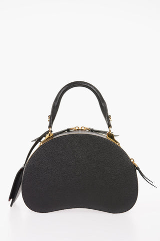 Saffiano Leather SIDONIE Top Handle Bowler Bag