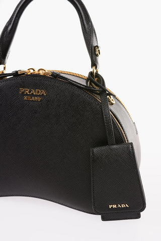 Saffiano Leather SIDONIE Top Handle Bowler Bag