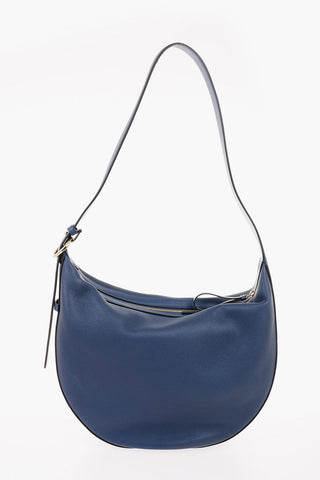 Textured Leather THE STUDIO Hobo Bag