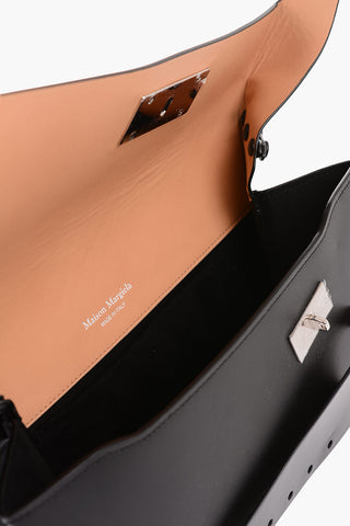 MM11 Borsa Baguette Destrutturata in Pelle