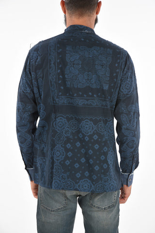 Denim HOUSTON Collarless Shirt