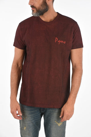 Crewneck T-shirt with Embroidery