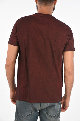 Crewneck T-shirt with Embroidery