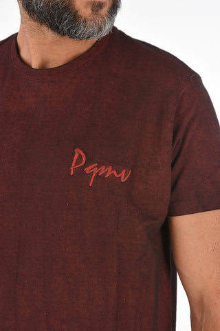 Crewneck T-shirt with Embroidery