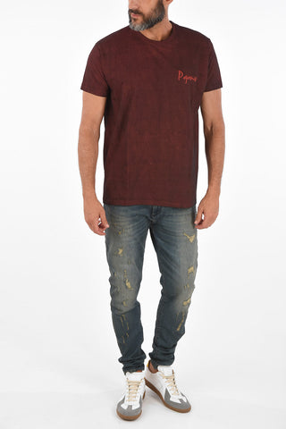 Crewneck T-shirt with Embroidery