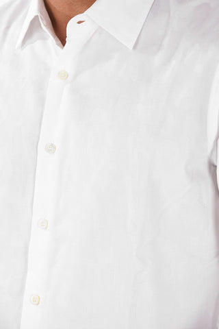 Camouflage Pique Cotton Shirt