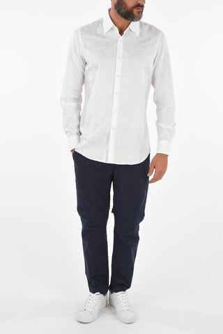 Camouflage Pique Cotton Shirt