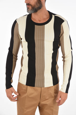 Striped Ribbed Sweater