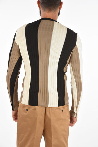 Striped Ribbed Sweater