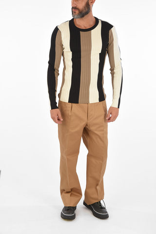 Striped Ribbed Sweater