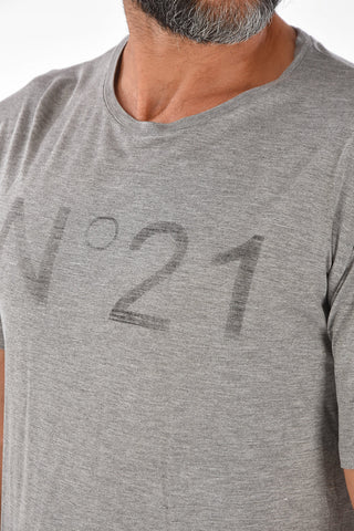Vintage Effect Viscose T-shirt