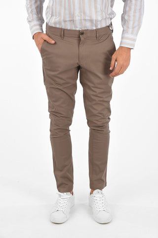 Pantaloni Skinny Fit in Cotone Stretch