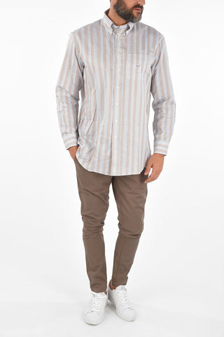 bengal striped button-down shirt
