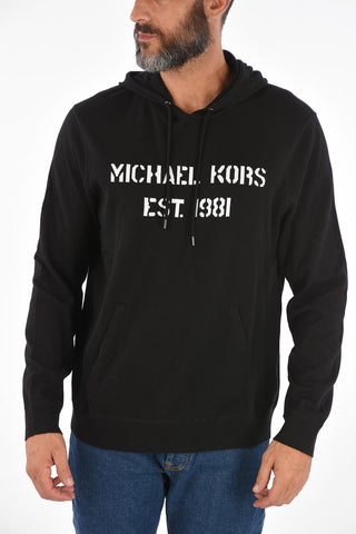 Cotton Sweater with Hood