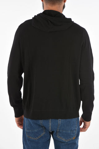 Cotton Sweater with Hood