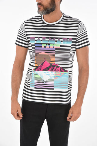 T-Shirt Girocollo Stampata