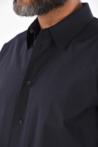 Cotton Spread Collar Shirt